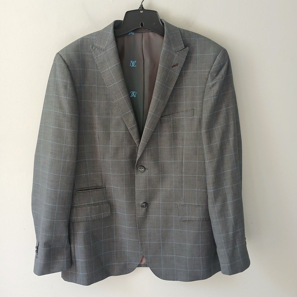 Luciano‎ Natazzi Modern Fit Blazer Mens Size 42R Extra Fine Fabric High Twist